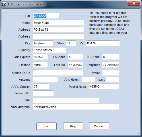 Config StationData AsInstalled