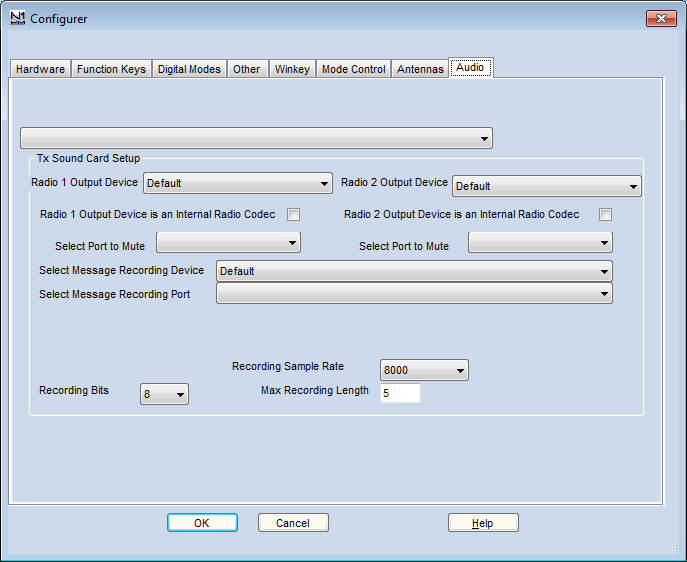 Configurer   AudioTab