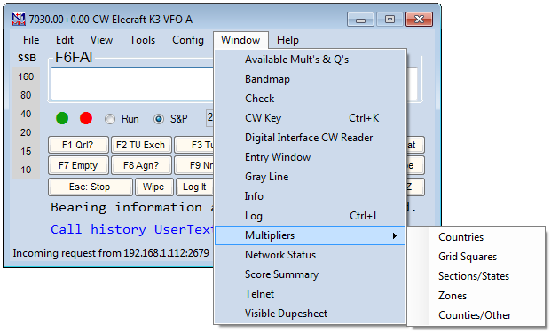 sdrplay and n1mm logger at the same time