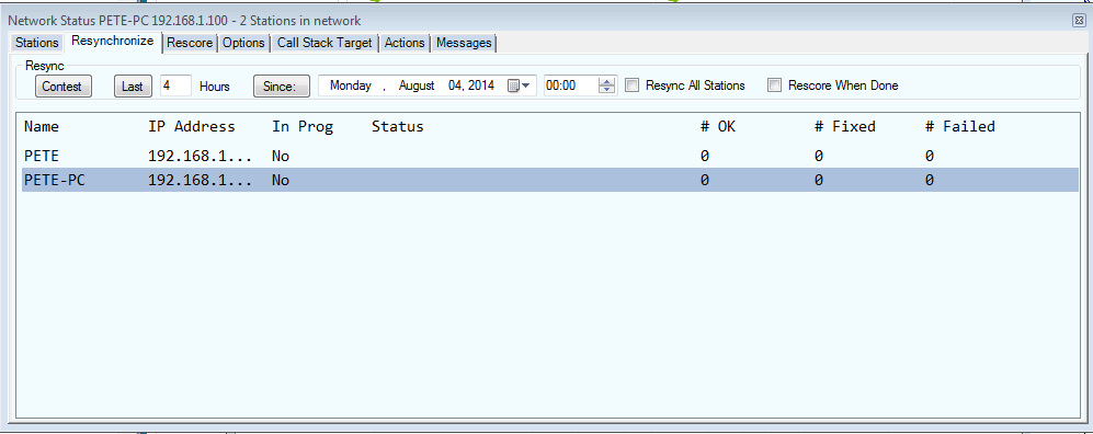 NetworkStatus Resync