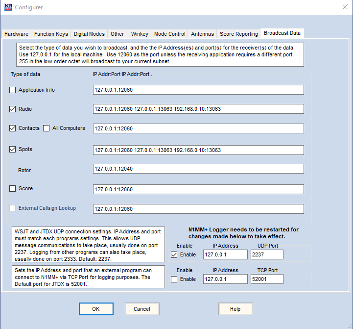 The Configurer N1mm Logger Plus