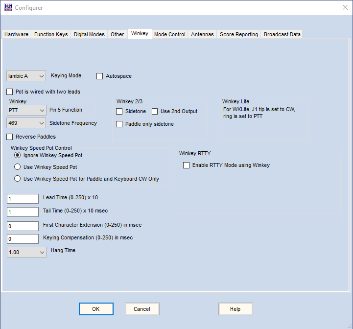 n1mm logger and winkey config for ft897d