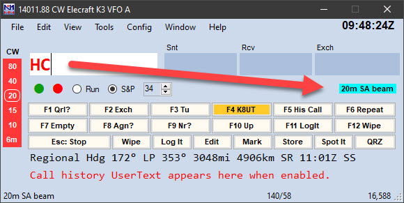 n1mm logger plus spectrum display setup